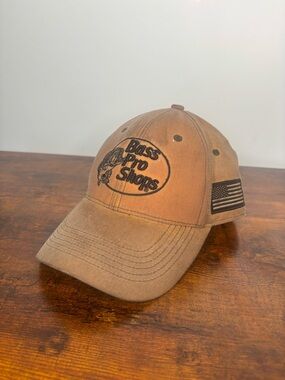 Abrand Tan and Black Leather-Trim Cap